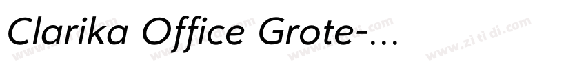 Clarika Office Grote字体转换 Clarika Office Grote字体转换
